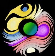 digital iridescent artwork