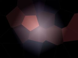 Mosaic Red Black Background