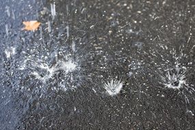 Dripping Splash Water Explosion