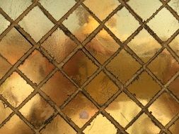 golden tiles of the great palace in Bangkok
