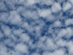 sky behind white clouds