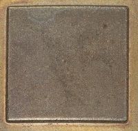 metal sheet in the form of a square