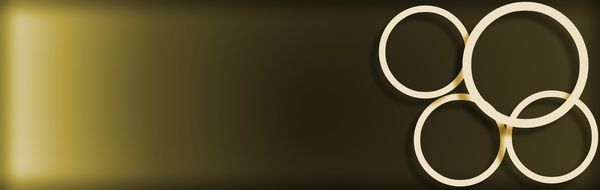 Banner Header Rings Gold