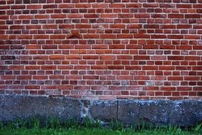 red brick house wall