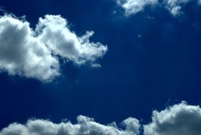 Blue Sky Clouds Earth Far Away