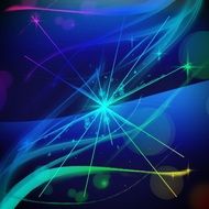background with colorful rays