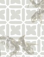 Triceratops Dinosaur Floral