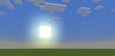 Minecraft Wallpaper Game Sun