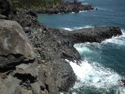 Jeju Island Jusangjeolli Waves