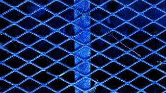 background with metal fence