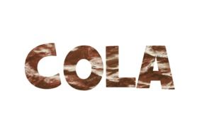 Cola Lettering Texture Font