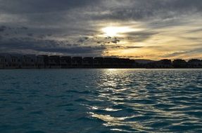 Sunset Laguna Lake Light