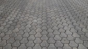 wallpaper with hexagonal paving