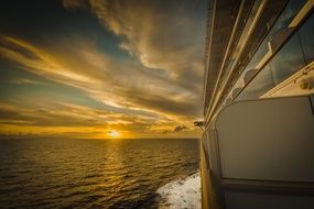 Background Beautiful Boat Clouds