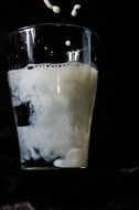 Textures Water Milk Glass