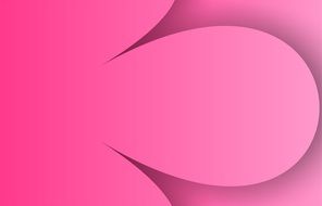 part of a pink graphic flower