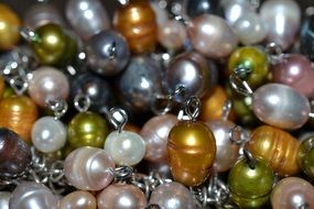 Jewelry Beads Pearls Colorful