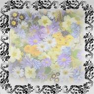 Frame Template Flowers