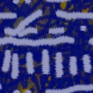 blue background with abstract touches