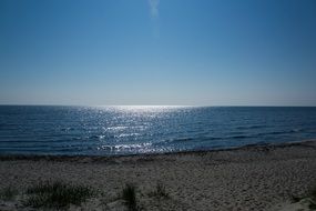 Background Beach Sea Sky Blue