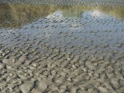 Sand Reflection Water Patterns