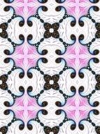 symmetrical graphic drawing