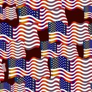 background with american flag pattern