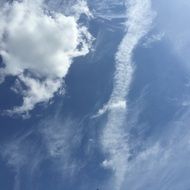 high blue sky