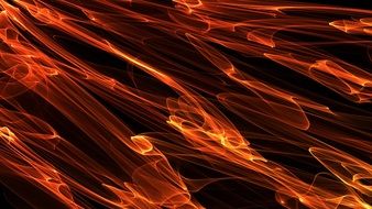 Fire Cool Orange Flames