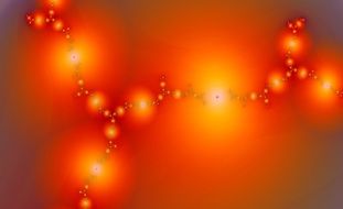 bright fractal pattern