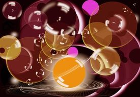 Blow Soap Bubbles Balls Colorful