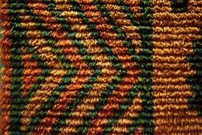 carpet with a triangular ornament