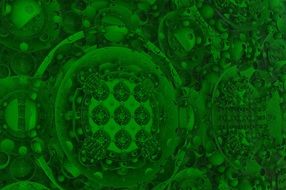 green futuristic background