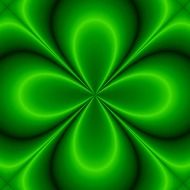 green three dimensional pattern