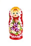 wooden colorful matrioshka