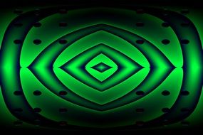 green creative digital art