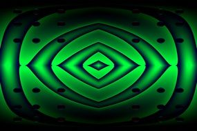 green creative digital art