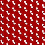 dark red background with seamless pattern