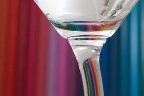 color pencils through the glass