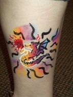 Paint Dragon Arm Pattern