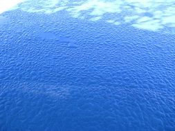 background with water drops on the blue background