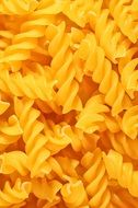 Pasta Fusilli Texture Color