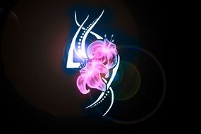 Light Flowers Hotspot Background