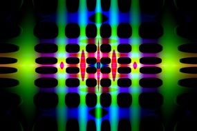 iridescent graphic pattern