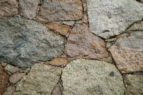 field stones on the ground