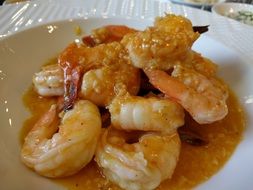 Shrimp Sauce Seafood Dinner