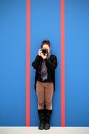 Photographer Horizontal Stripes