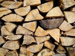 Wood Heating Texture Log