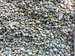 Pebbles Background Tiny Grey