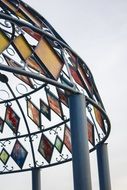 Dome Glass Colors Texture Light
